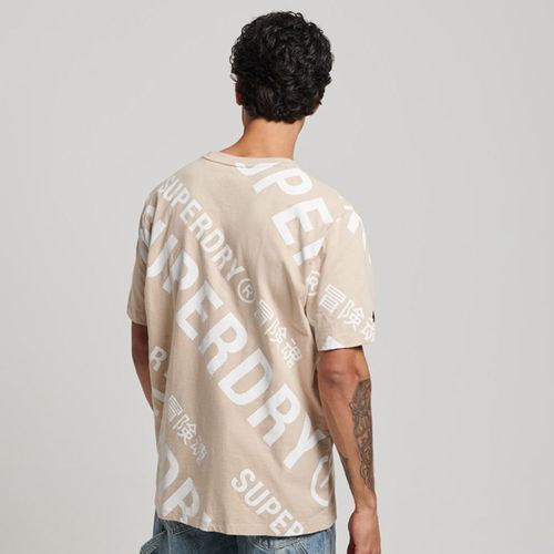 Camiseta Para Hombre Code Aop Superdry