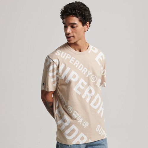 Camiseta Para Hombre Code Aop Superdry