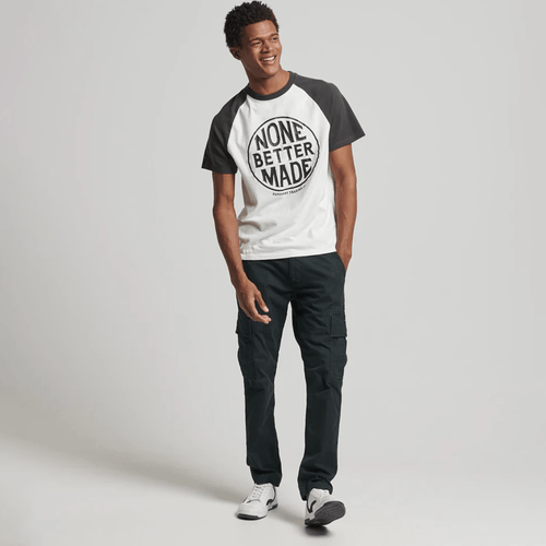 Camiseta Para Hombre Vintage Americana Baseball Tee Superdry