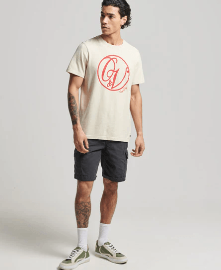 Camiseta Para Hombre Vintage Monogram Superdry