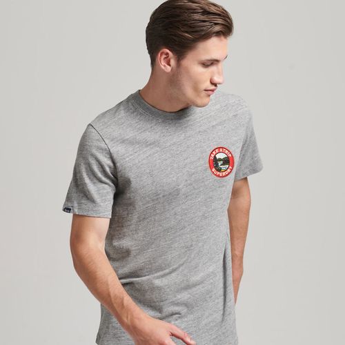 Camiseta Manga Corta Para Hombre Vintage Travel Superdry