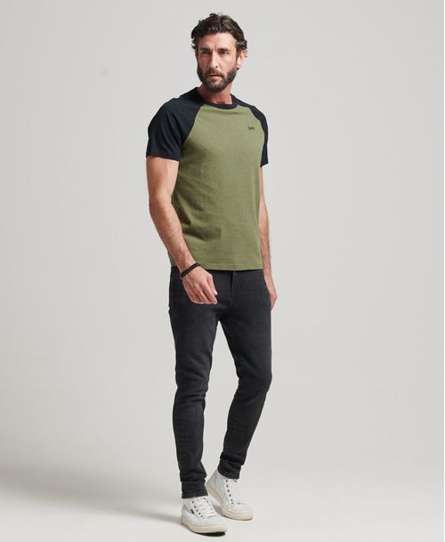 Camiseta Manga Corta Para Hombre Vintage Baseball Superdry