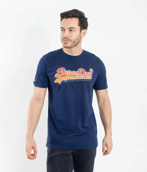Camiseta Manga Corta Para Hombre Vintage Vl Seasonal Mw Superdry