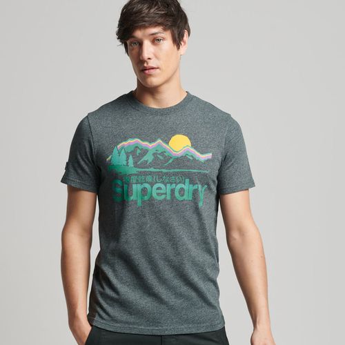 Camiseta Manga Corta Para Hombre Cl Great Outdoors Superdry