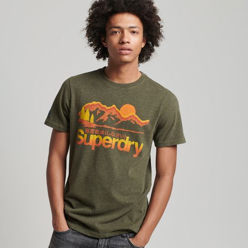 Camiseta Manga Corta Para Hombre Cl Great Outdoors Superdry