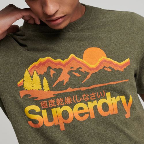 Camiseta Manga Corta Para Hombre Cl Great Outdoors Superdry
