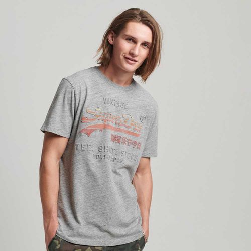 Camiseta Manga Corta Para Hombre Vintage Cali Tee Superdry