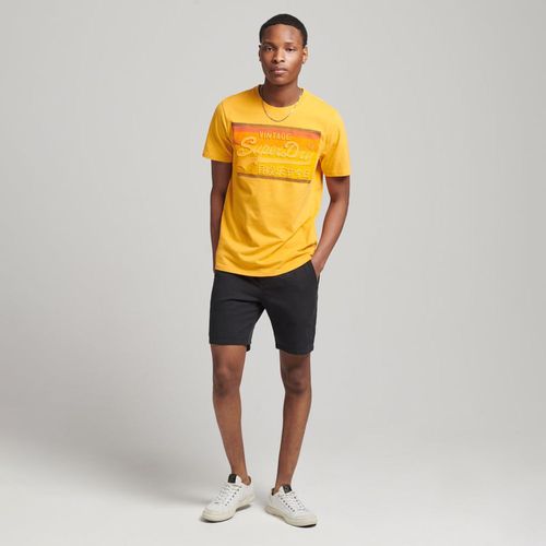 Camiseta Manga Corta Para Hombre Vintage Cali Tee Superdry