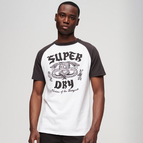 Camiseta Manga Corta Para Hombre Blackout Rock Graphic Tee Superdry
