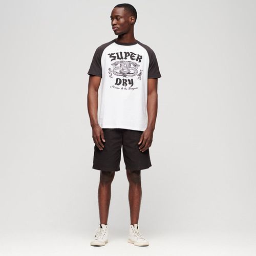 Camiseta Manga Corta Para Hombre Blackout Rock Graphic Tee Superdry