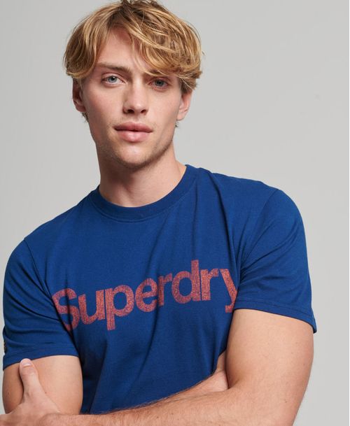 Camiseta Manga Corta Para Hombre Vintage Cl Classic Mw Superdry