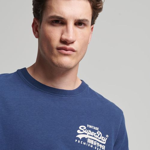 Camiseta Manga Corta Para Hombre Vintage Logo Heritage Superdry