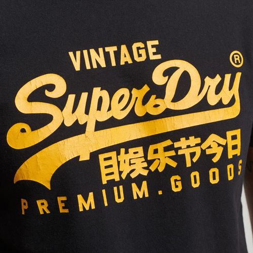 Camiseta Manga Corta Para Hombre Vintage Logo Heritage Superdry