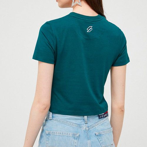 Camiseta Manga Corta Para Mujer Code Graphic Tiny Tee Superdry