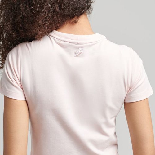 Camiseta Manga Corta Para Mujer Code Graphic Tiny Tee Superdry