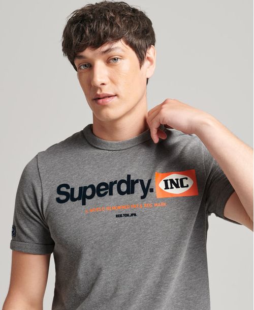 Camiseta Para Hombre Vintage Ringer Superdry
