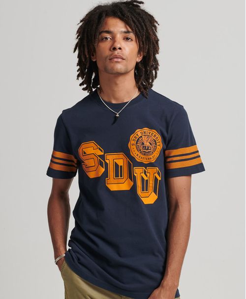 Camiseta Manga Corta Para Hombre Vintage Athletic Superdry