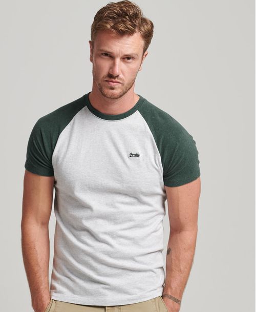 Camiseta Manga Corta Para Hombre Vintage Baseball Superdry