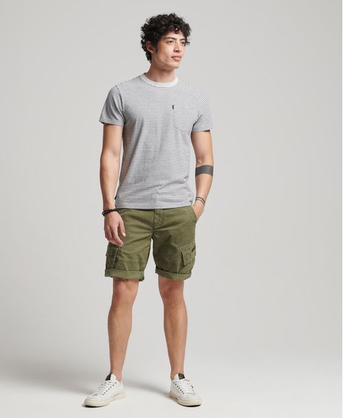 Camiseta Manga Corta Para Hombre Vle Stripe Superdry