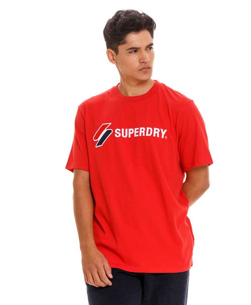 Camiseta Manga Corta Para Hombre Code Sl Applique Superdry