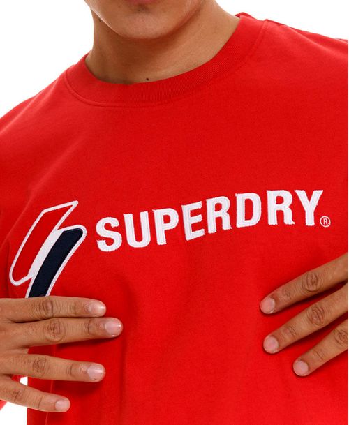 Camiseta Manga Corta Para Hombre Code Sl Applique Superdry