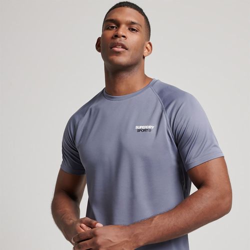 Camiseta Manga Sisa Para Hombre Train Active Superdry