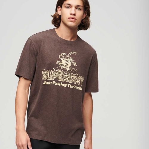 Camiseta Para Hombre Travel Postcard Graphic Superdry