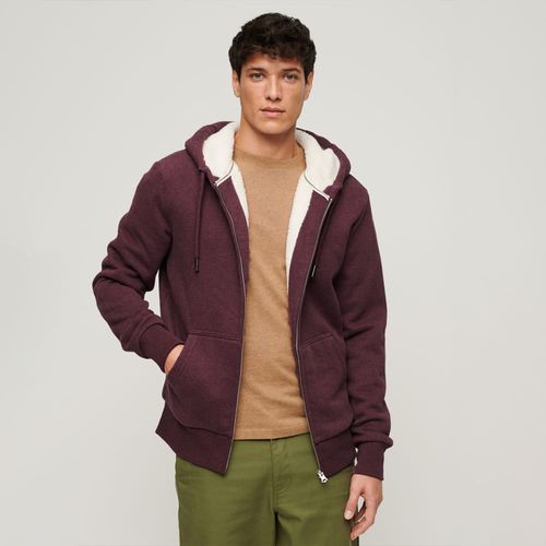 Buzo Abierto Para Hombre Essential Borg Lined Zip Superdry