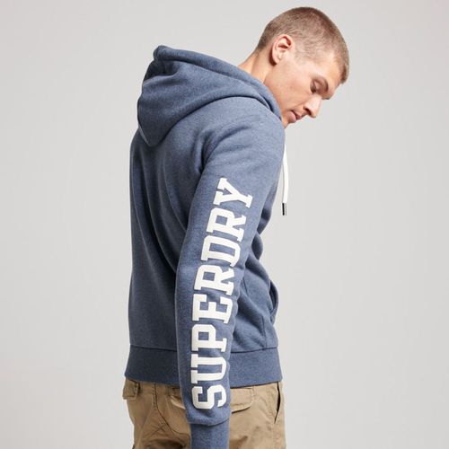 Buzo Abierto Para Hombre Vintage Gym Athletic Ziphood Superdry