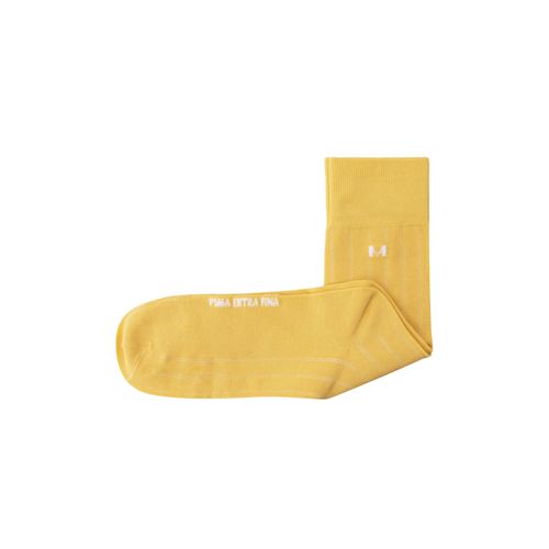 Medias acanaladas extrafina mostaza MH Socks