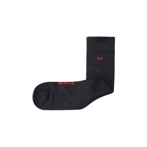 Medias mosaico extrafina negro MH Socks