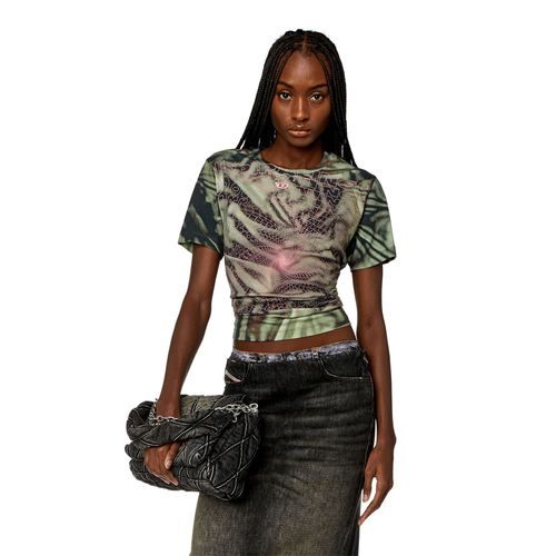 Camiseta Manga Corta Para Mujer T-Regs-N6 Diesel