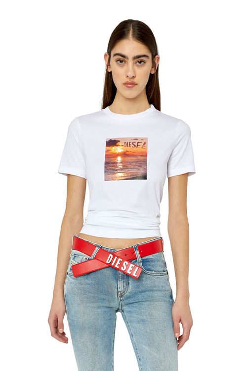 Camiseta Manga Corta Para Mujer T-Reg-G10 Diesel