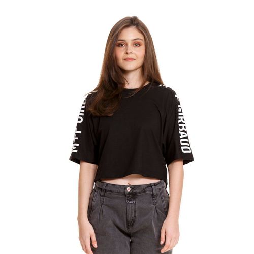 Camiseta Manga Corta Para Mujer Girbaud