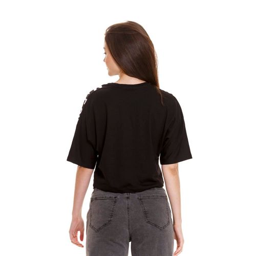 Camiseta Manga Corta Para Mujer Girbaud