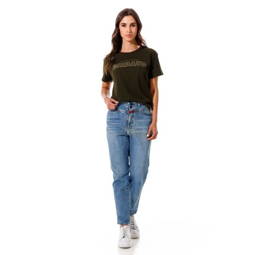 Camiseta Manga Corta Para Mujer Le-Marithé Girbaud