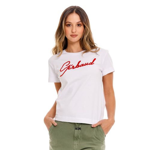 Camiseta Manga Corta Para Mujer Girbaud