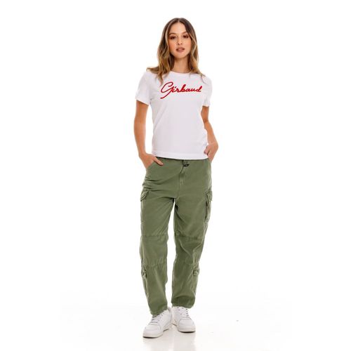 Camiseta Manga Corta Para Mujer Girbaud