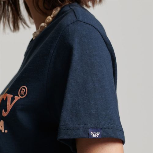 Camiseta Manga Corta Para Mujer Vintage Rainbow Tee Superdry