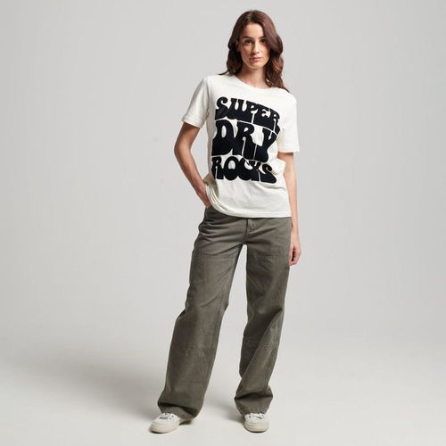 Camiseta Para Mujer 70'S Retro Rock Superdry