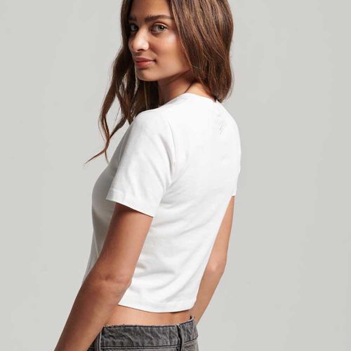 Camiseta Para Mujer Sport Luxe Graphic Fitted Superdry