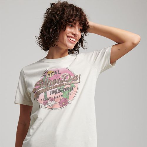 Camiseta Para Mujer Vintage Narrative Superdry