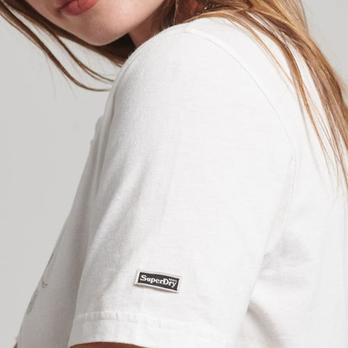 Camiseta Manga Corta Para Mujer Vintage Suka Graphic Superdry