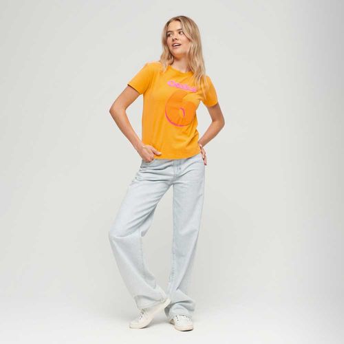 Camiseta Para Mujer Osaka Graphic Fitted Superdry