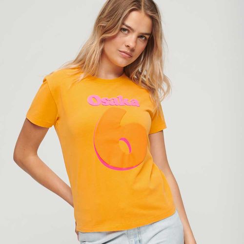 Camiseta Para Mujer Osaka Graphic Fitted Superdry