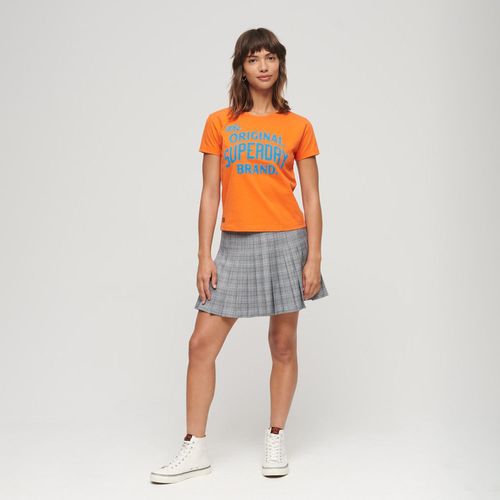 Camiseta Manga Corta Graphic Para Mujer Archive Neon Superdry