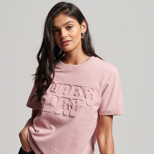 Camiseta Para Mujer Vintage Cooper Emboss Tee Superdry