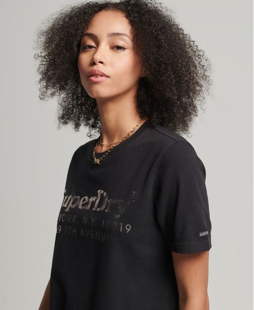 Camiseta Para Mujer Vintage Venue Interest Tee Superdry