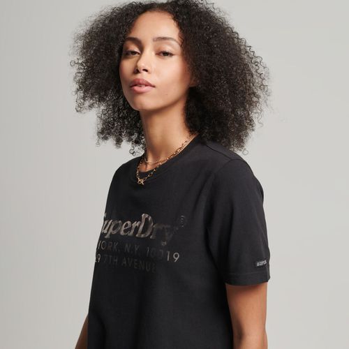 Camiseta Para Mujer Vintage Venue Interest Tee Superdry
