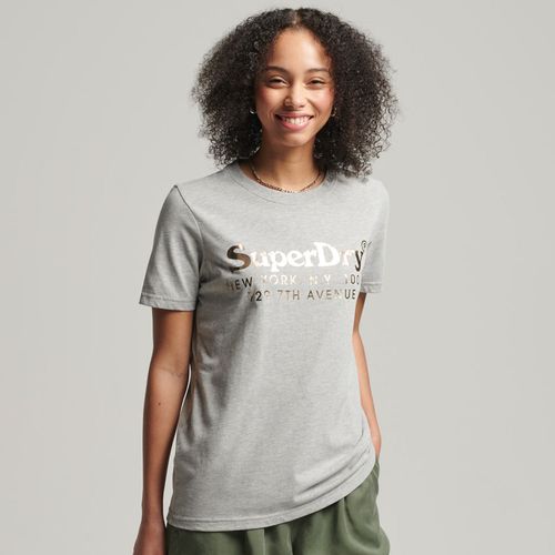 Camiseta Para Mujer Vintage Venue Interest Tee Superdry